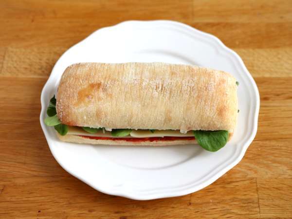 Chorizo és emmentáli panini - Előkészítés lépés 4