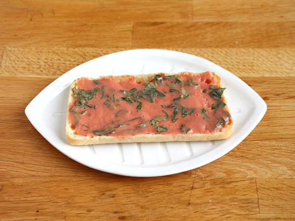 Lazac, mozzarella és kapros panini - Előkészítés lépés 1