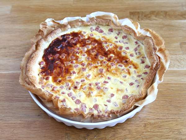 Zsírszegény sonkás, sajtos, joghurtos quiche! - Előkészítés lépés 4