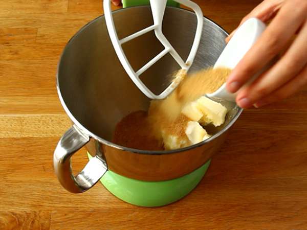 Csokoládé chip cookie torta - Előkészítés lépés 1