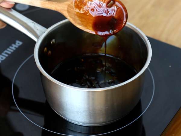 Yakitori marhahús kebab sajttal - Előkészítés lépés 3