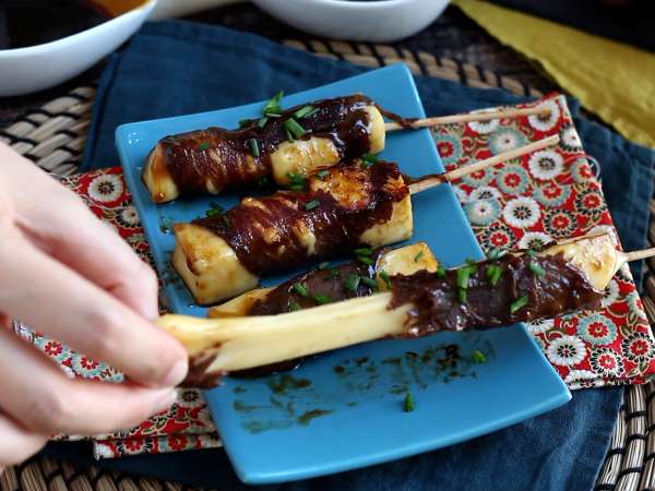Yakitori marhahús kebab sajttal - Előkészítés lépés 8