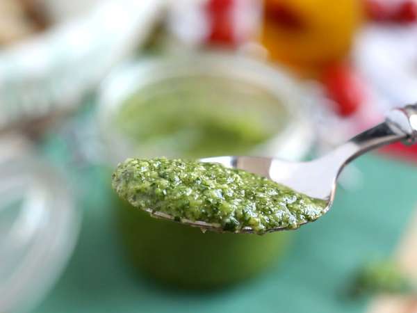Házi zöld pesto - pesto alla genovese - Előkészítés lépés 4