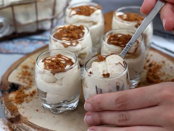 Speculoos mousse poharak - Előkészítés lépés 7