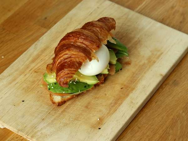 Croissant brunch szendvics - Előkészítés lépés 5