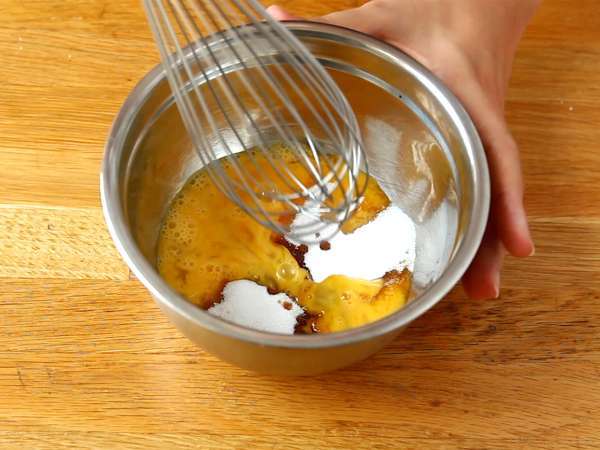 Bögre torta süti - Előkészítés lépés 1