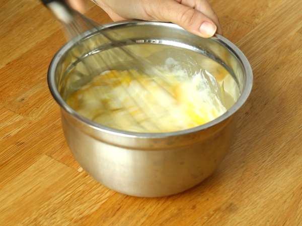 Rózsaszín cukkini és sárgarépa quiche - Előkészítés lépés 2