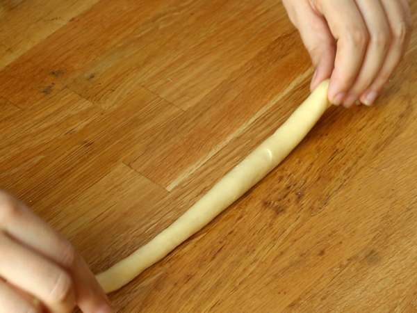 8 szálas fonott kontyok - Előkészítés lépés 6