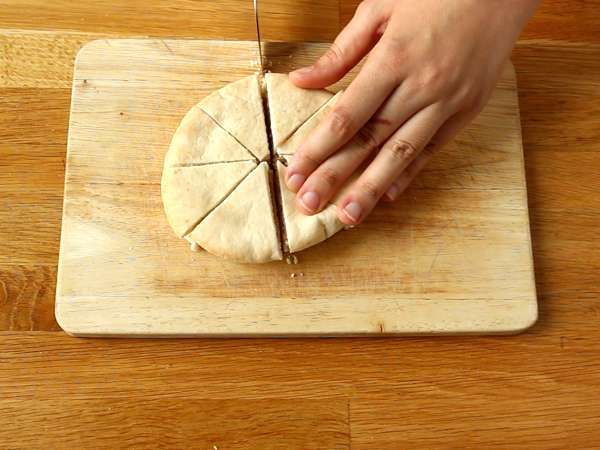 Pita kenyér chips - expressz recept - Előkészítés lépés 1