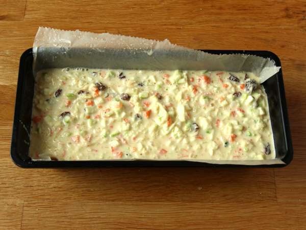 Búzadara torta cukkinivel és sárgarépával - Előkészítés lépés 4