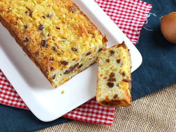 Búzadara torta cukkinivel és sárgarépával - Előkészítés lépés 6