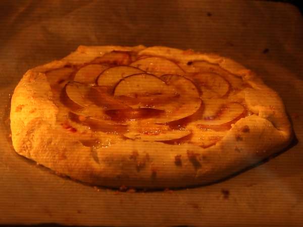 Rusztikus barackos és rozmaringos torta - Előkészítés lépés 7