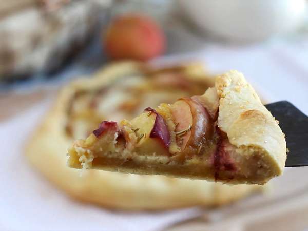 Rusztikus barackos és rozmaringos torta - Előkészítés lépés 8