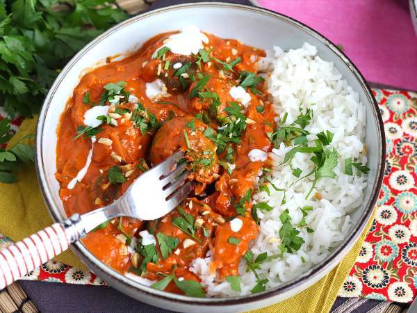 Vegán Malai Kofta: csicseriborsó húsgombócok paradicsomszósszal - Előkészítés lépés 6