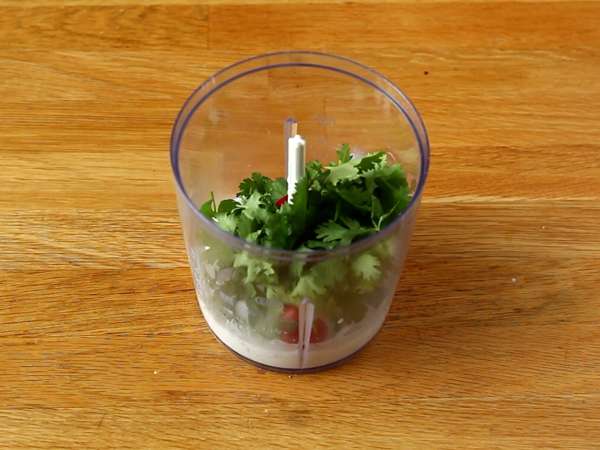 Osztriga ceviche: leche de tigre és maracuja - Előkészítés lépés 2