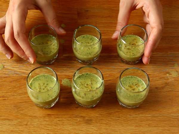 Osztriga ceviche: leche de tigre és maracuja - Előkészítés lépés 4