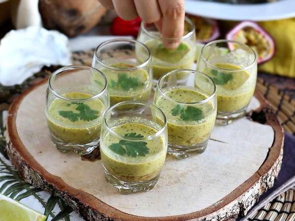 Osztriga ceviche: leche de tigre és maracuja - Előkészítés lépés 5