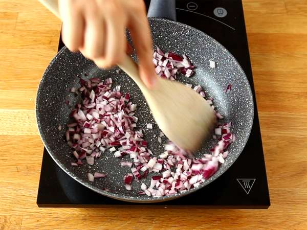 Taco darált húsos samosával - Előkészítés lépés 1