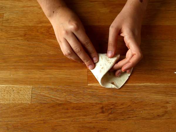 Taco darált húsos samosával - Előkészítés lépés 5
