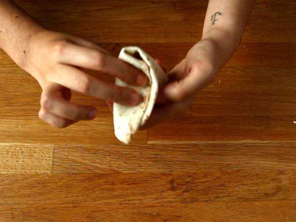 Taco darált húsos samosával - Előkészítés lépés 6