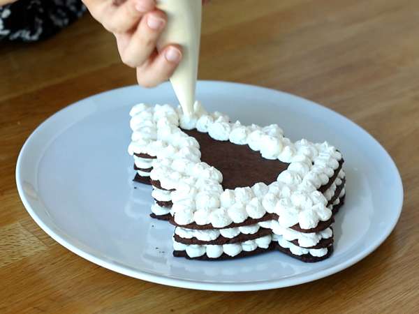 Karácsonyfa-torta: az egyetlen recept, ami helyettesítheti a fatörzset! - Előkészítés lépés 9