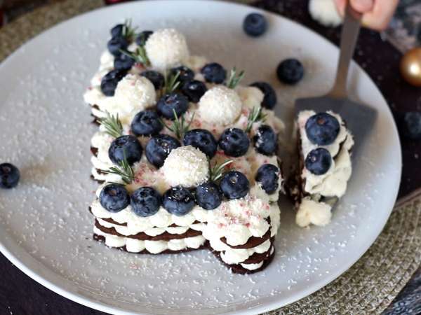 Karácsonyfa-torta: az egyetlen recept, ami helyettesítheti a fatörzset! - Előkészítés lépés 11