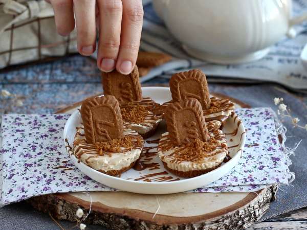 Sütés nélküli sajttorta speculoos keksszel - Előkészítés lépés 7