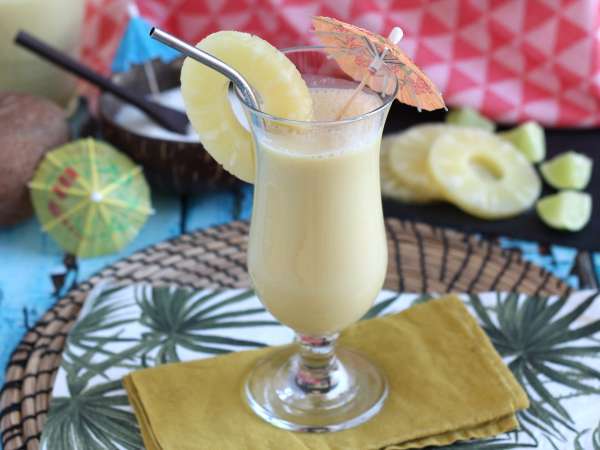 Gyors alkoholmentes piña colada - Előkészítés lépés 2