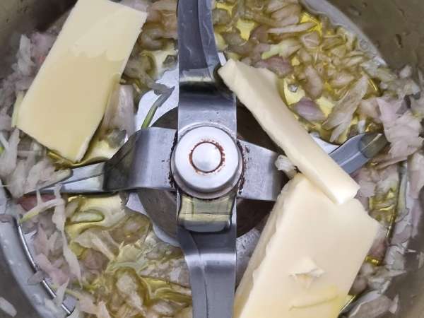 Gombás rizottó Thermomix-szel - Előkészítés lépés 1