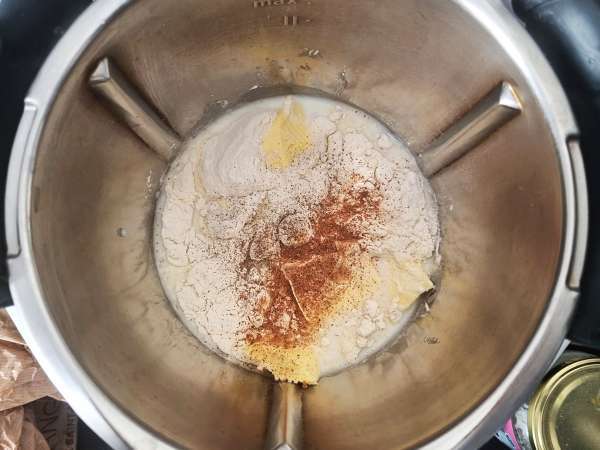 Béchamel mártás Thermomix-szel - Előkészítés lépés 1