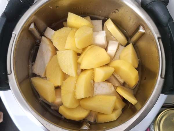 Zöldségleves Thermomix-szel - Előkészítés lépés 3
