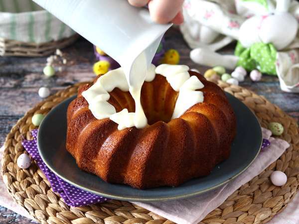 Húsvéti Bundt torta citrommal és fehér csokoládéval - Előkészítés lépés 7
