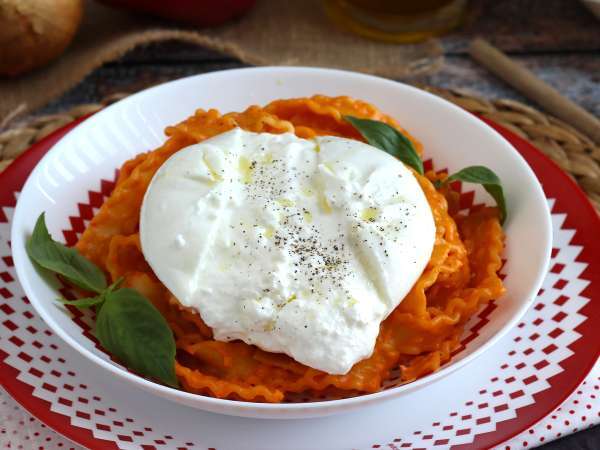 Calabriai stílusú pesto krémes burrata sajttal - Előkészítés lépés 8