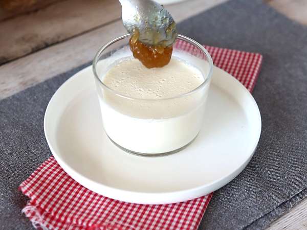 Vaníliás panna cotta füge mártással - Előkészítés lépés 5