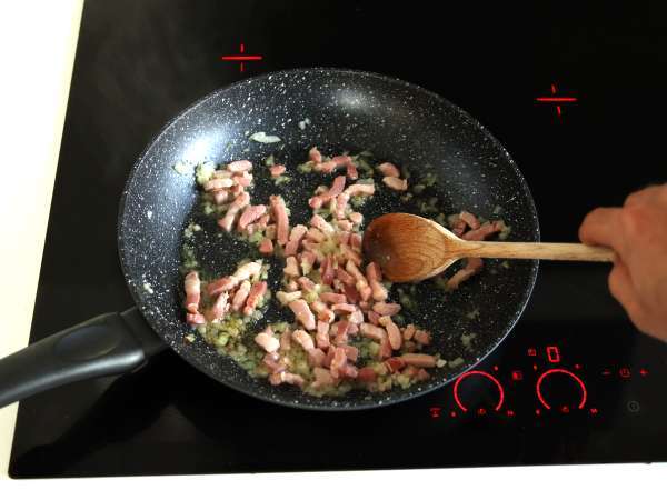 Pasta alla boscaiola, az ideális első fogás ősszel és télen - Előkészítés lépés 2