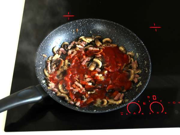 Pasta alla boscaiola, az ideális első fogás ősszel és télen - Előkészítés lépés 4