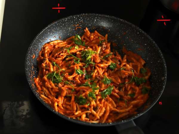 Pasta alla boscaiola, az ideális első fogás ősszel és télen - Előkészítés lépés 7