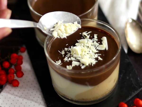Csokoládé és nugát csészék. Egyszerű recept - Előkészítés lépés 12