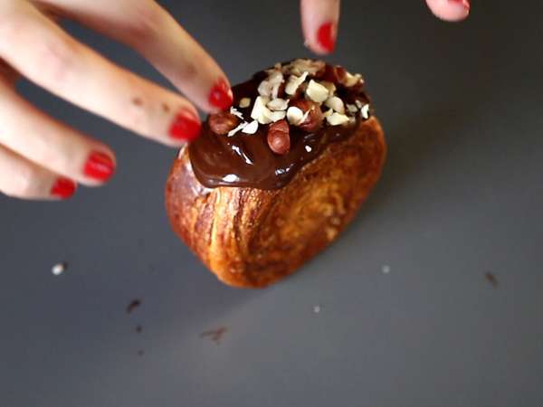 New York-i roll maison express, a Franciaországban nagy divatos viennoiserie olcsó változata - Előkészítés lépés 11
