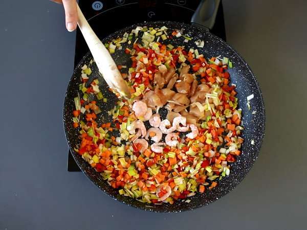 Nasi goreng, az indonéz rizsétel - Előkészítés lépés 5