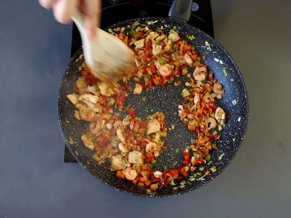 Nasi goreng, az indonéz rizsétel - Előkészítés lépés 6