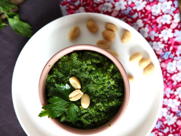 Petrezselymes és mogyorós pesto, az ízek robbanása - Előkészítés lépés 4