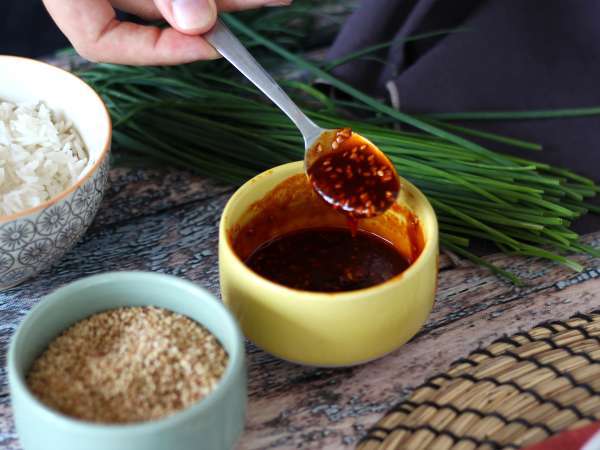 Fűszeres koreai gochujang szósz Bibimbaphoz - Előkészítés lépés 3