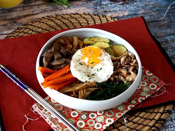 Bibimbap, a hagyományos koreai étel - Előkészítés lépés 12