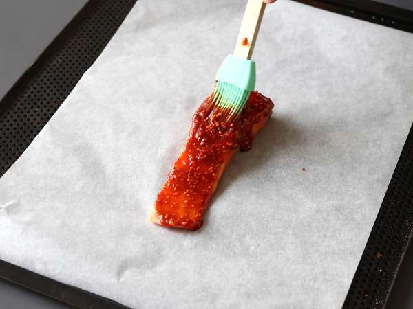 Koreai lazac gochujang mártással 8 perc alatt elkészül - Előkészítés lépés 3