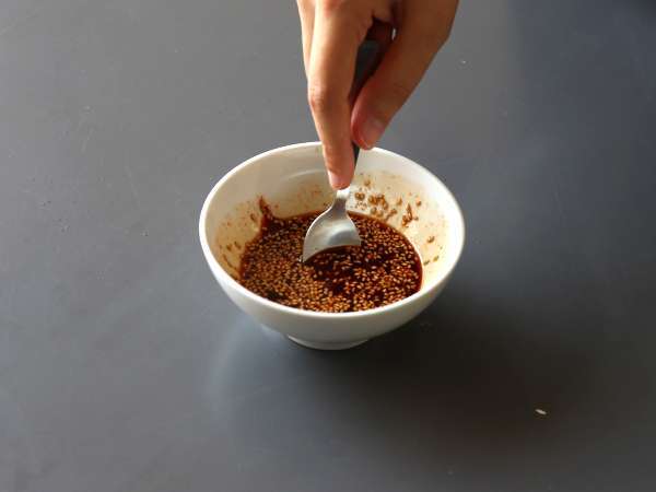 Koreai stílusú gomba - Shiitake gomba gochujang mártásban - Előkészítés lépés 2