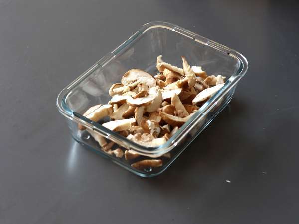 Koreai stílusú gomba - Shiitake gomba gochujang mártásban - Előkészítés lépés 3