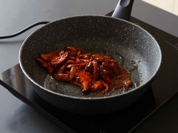 Koreai stílusú gomba - Shiitake gomba gochujang mártásban - Előkészítés lépés 5