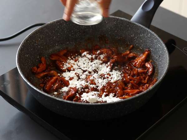 Koreai stílusú gomba - Shiitake gomba gochujang mártásban - Előkészítés lépés 6