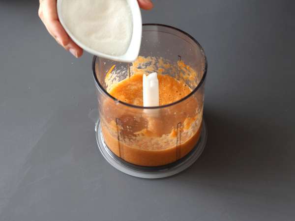 Egy sárgabarack mousse, amit szuper egyszerű elkészíteni, főzés nélkül, mindössze néhány hozzávalóból! - Előkészítés lépés 3